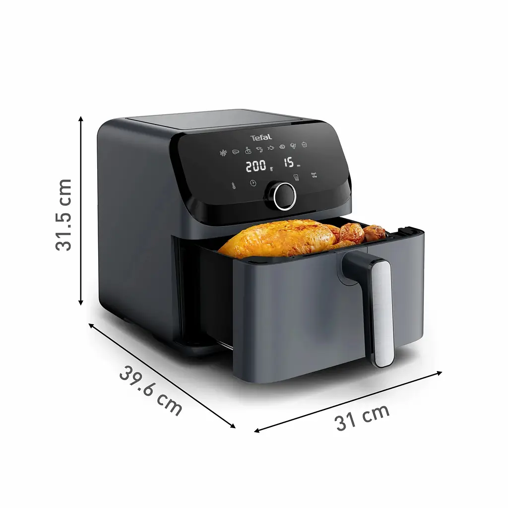 Мультипіч Tefal Easy Fry Mega 1700Вт 7.5л 8 програм пластик темно-сірий - фото 3
