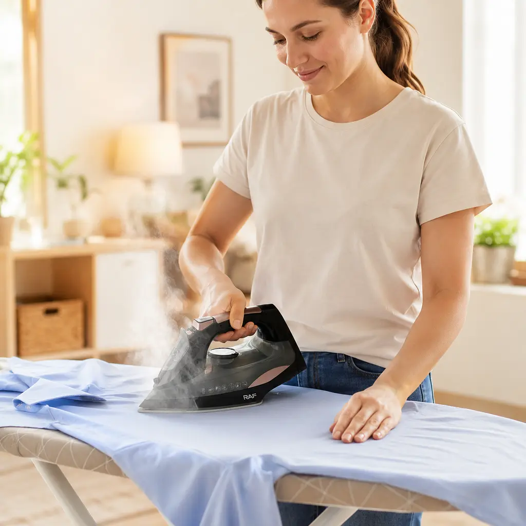 Праска RAF ELECTRIC STEAM IRON R.1388 / Парова праска бездротова + зарядна база, 2400 Вт / Праска з керамічним покриттям - фото 2