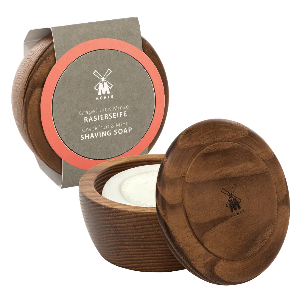 Мило для гоління в дерев'яній чаші Muhle Grapefruit & Mint 65 г - фото 4