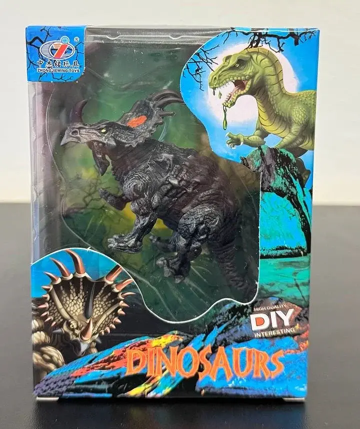 Фігурка динозавра Стиракозавр фіолетово-зелений Dino Toys 54807 - фото 3