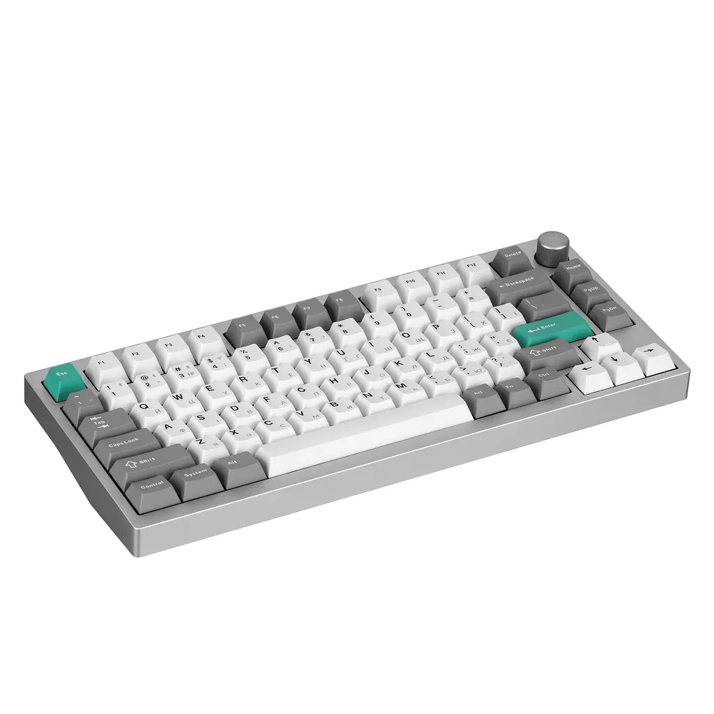 Клавиатура механическая P1 Pro 84Key, Keychron Super Banana, WL/BT/USB-A, QMK/VIA, Hot-Swap, E Lemokey teh0013894 - фото 9