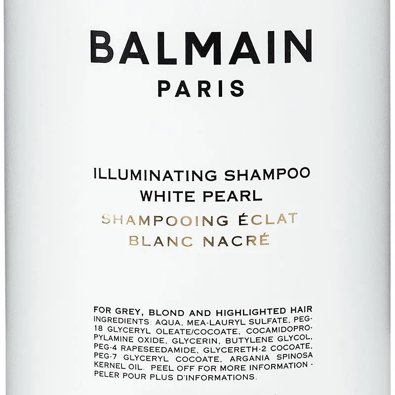 Срібний шампунь Balmain Illuminating Shampoo White Pearl для блонду 300 мл - фото 4