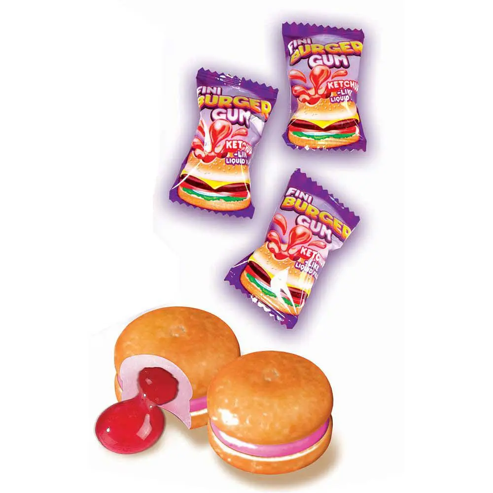 Блок жуйок Fini Burger Gum 200 шт - фото 2