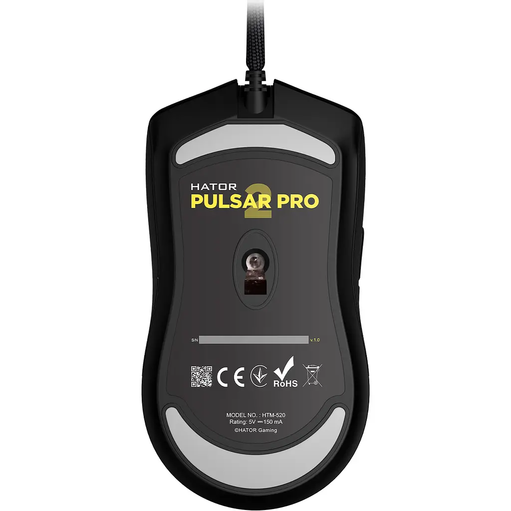 Мышь Hator Pulsar 2 Pro USB Black [HTM-520] [92403] - фото 5