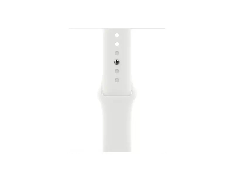 Смарт-годинник Apple Watch Series 8 GPS + Cellular 45mm Silver S. Steel Case w. White S. Band (MNKE3) - фото 3