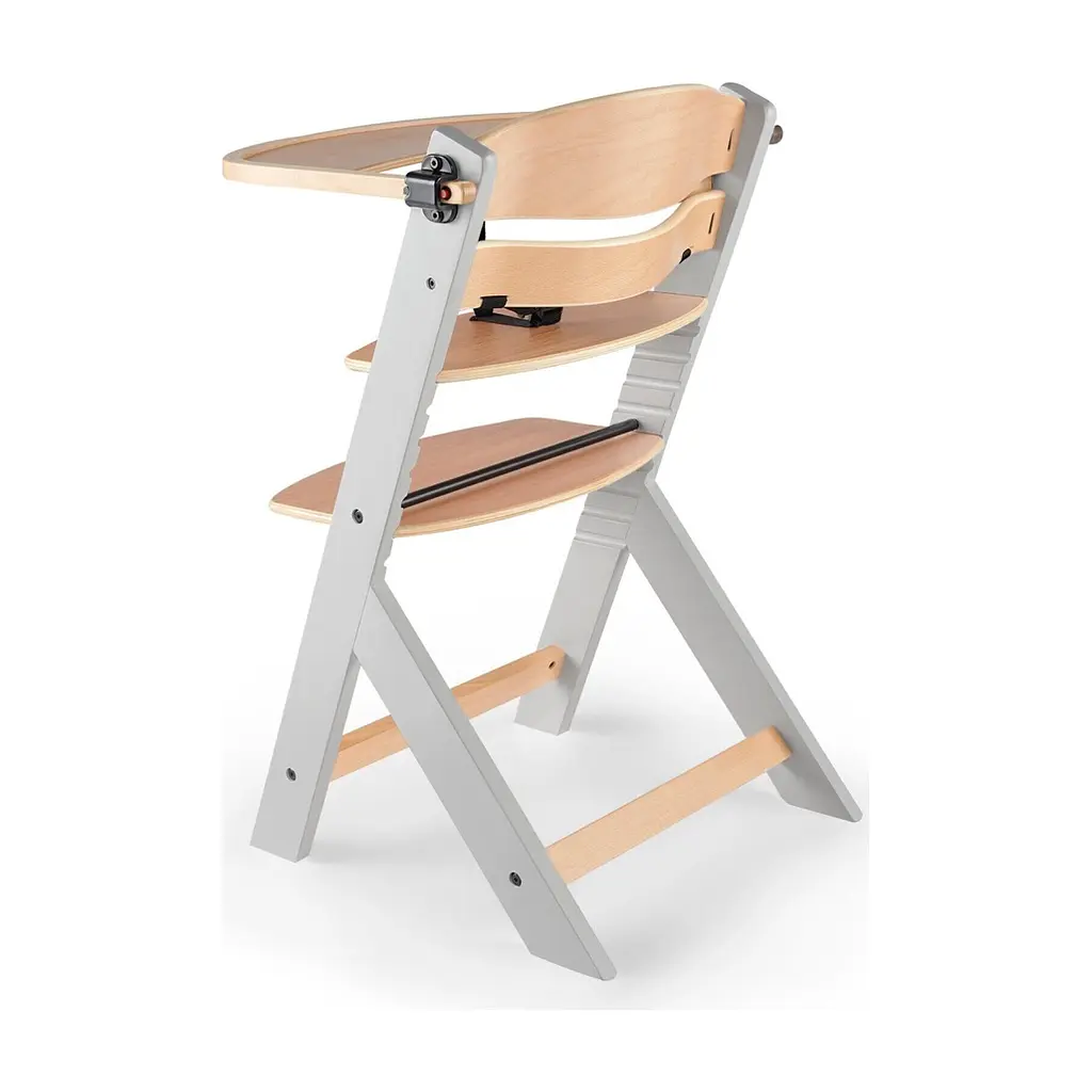 Стілець для годування Kinderkraft Enock Gray Wood (5902533915095) - фото 3