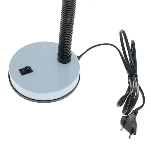 Настільна лампа Brille на гнучкій ніжці офісна MTL-02 white - фото 4