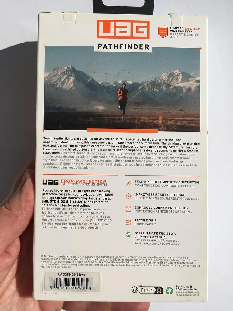 Чохол протиударний UAG Pathfinder для Samsung Galaxy S24 Ultra (S928) Black 214425114040 - фото 8