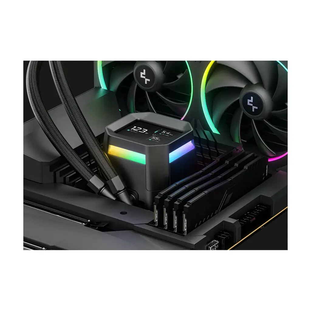 Система рідинного охолодження Deepcool LM360 Black (R-LM360-BKDMMC-1) - фото 9