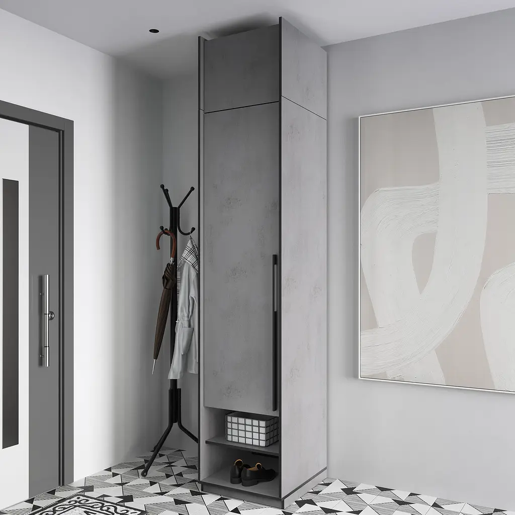 Пенал для будинку Flamecame з полицями у передпокій FR-01 Тефра - фото 3