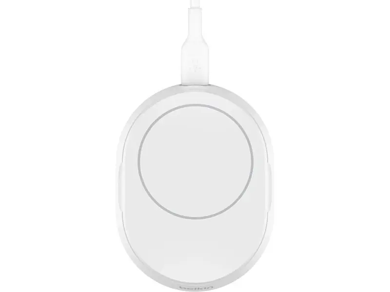 Бездротовий зарядний пристрій Belkin BoostCharge Pro Magnetic Qi2 15 W White (WIA008VFWH) - фото 8