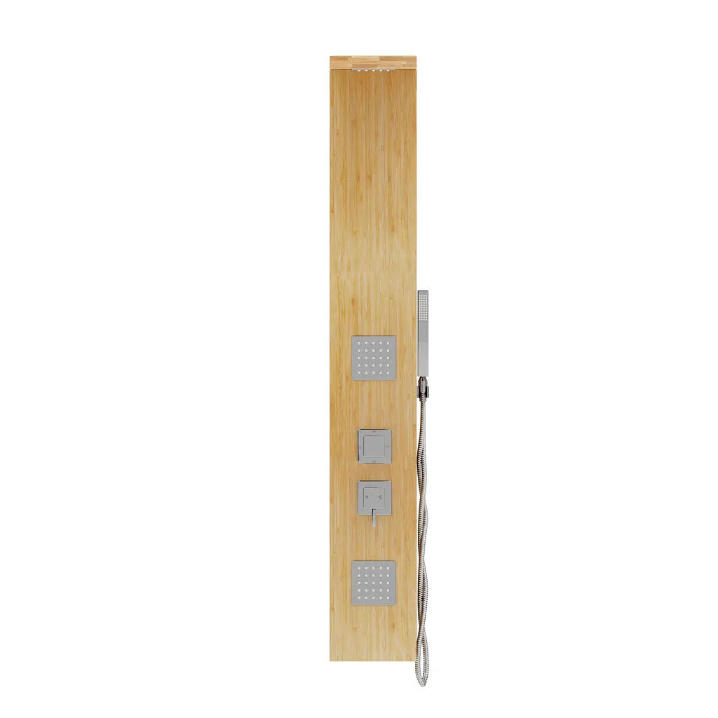 Душова панель Corsan Basti bamboo хром B002MCH - фото 2