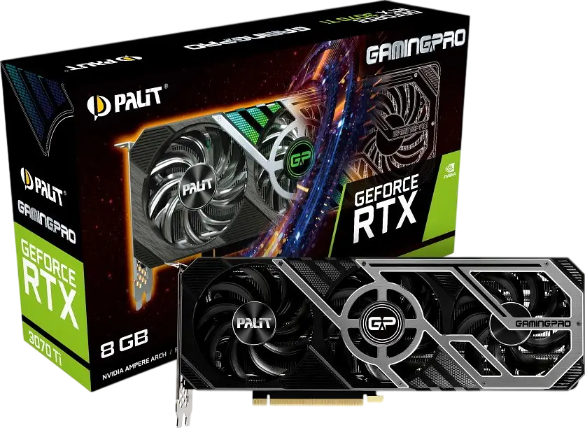 Відеокарта GeForce RTX 3070 Ti 8GB Palit GamingPro (NED307T019P2-1046A) Б/В - фото 4