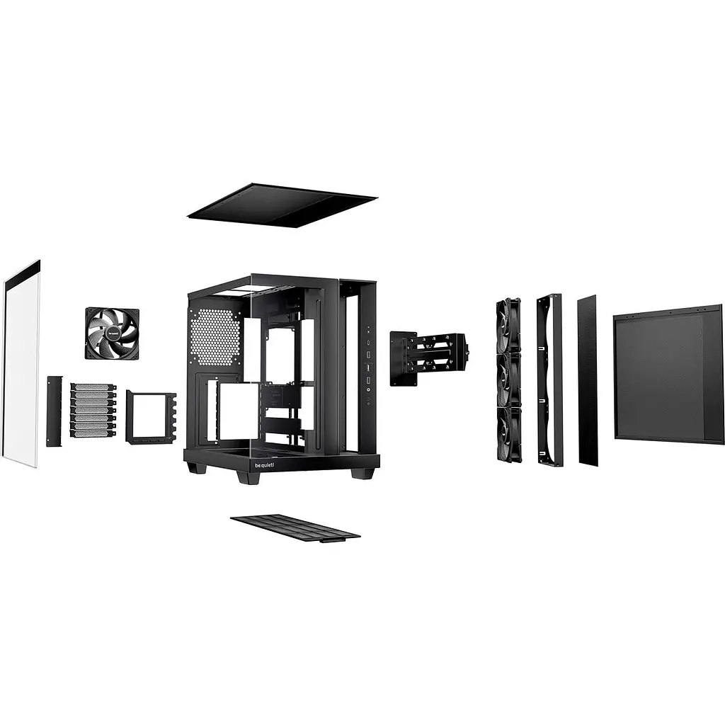 Корпус be quiet! Light Base 500 Tempered Glass без БЖ Black (BGW83) - фото 8