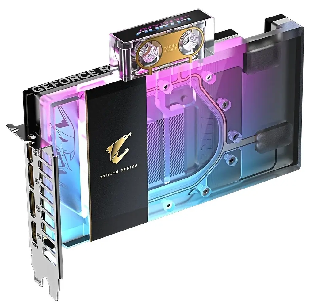 Відеокарта GF RTX 5080 16GB GDDR7 Aorus Xtreme Waterforce WB Gigabyte (GV-N5080AORUSX WB-16GD) - фото 8