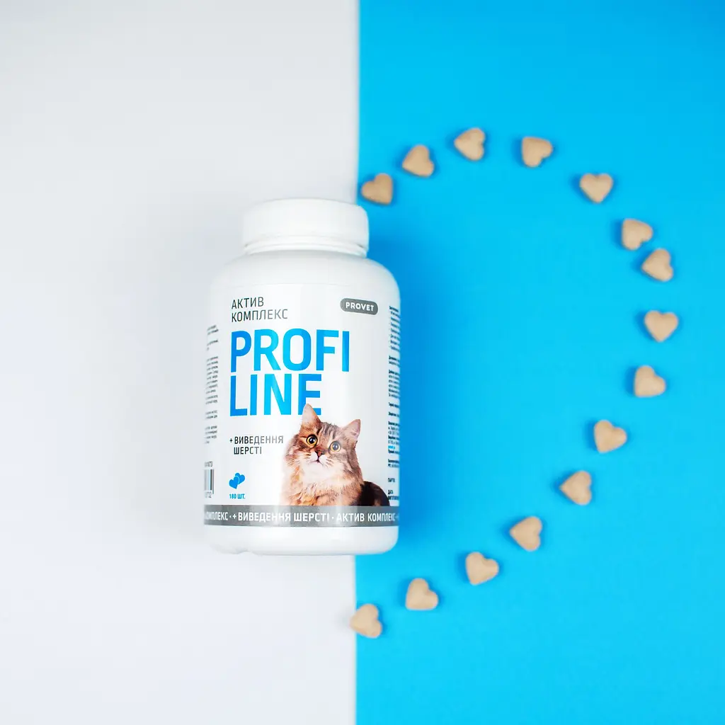 Витамины для кошек ProVET Profiline Актив комплекс + выведение шерсти 180 таблеток - фото 3