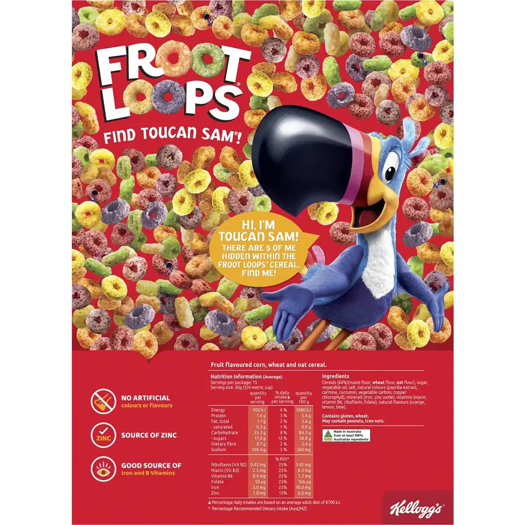 Сухий сніданок Kellogg’s Froot Loops 27г - фото 6