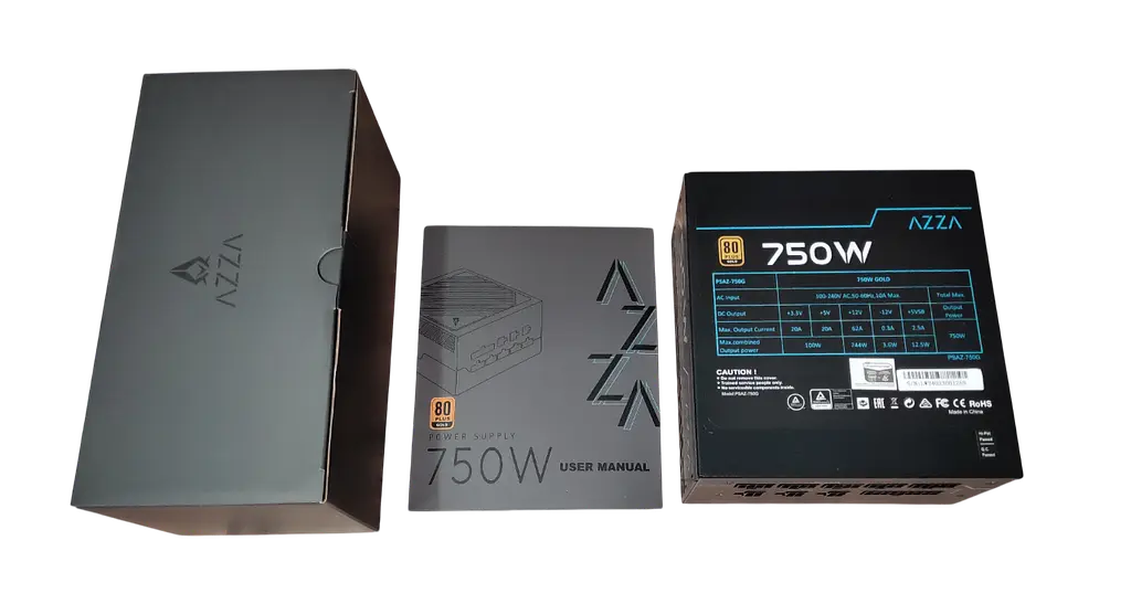 Блок живлення Azza PSAZ-750G 750W 80+ Gold (PSAZ-750G) - фото 6