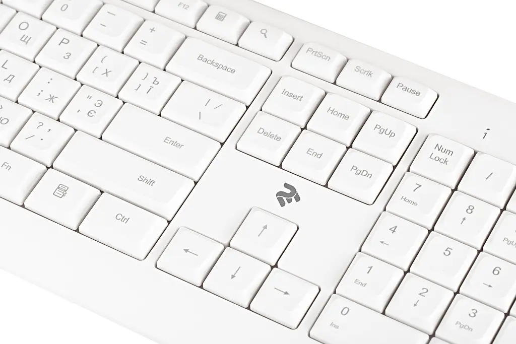 Клавіатура бездротова 2E KS220, 106key White - фото 3