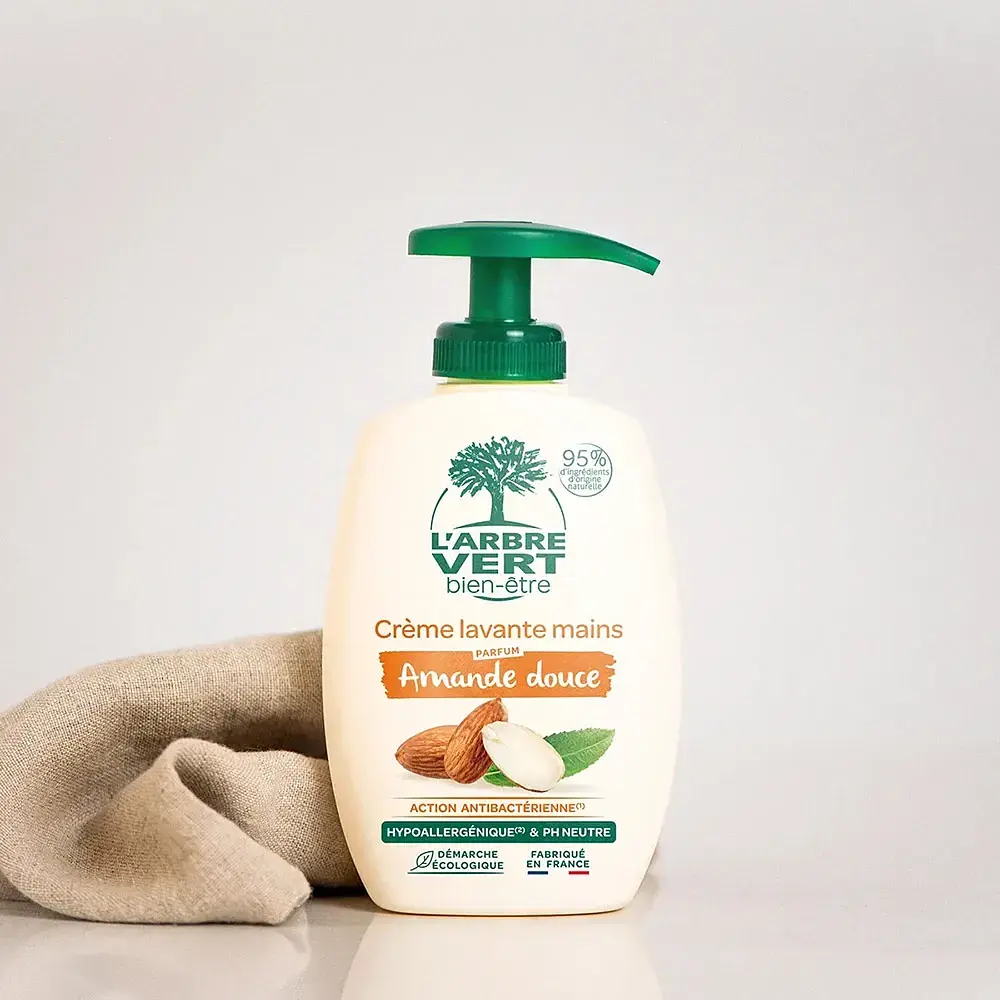 Крем-мыло для рук с дозатором L'Arbre Vert Миндаль 300 мл - фото 2