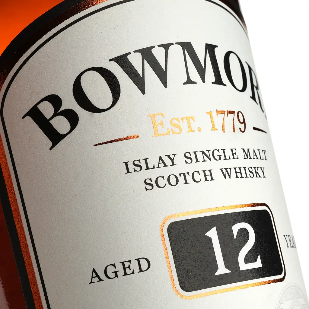 Виски Bowmore 12 yo Islay Single Malt Scotch Whisky 40% 0.7 л + 2 стакана - фото 6