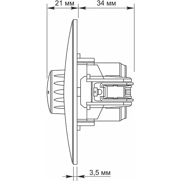 Димер 500 Вт Titanum Standart білий (TF-ST-DM500-W) - фото 5