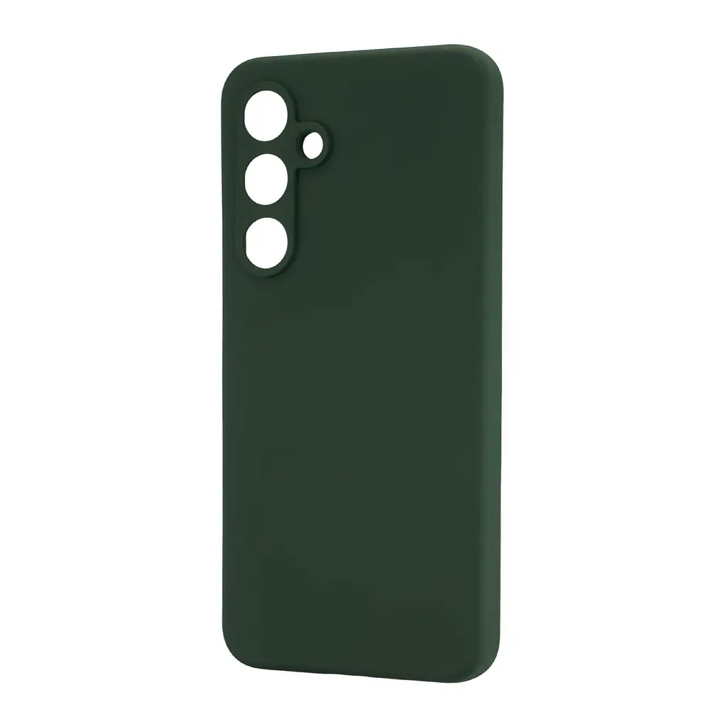 Чохол Silicone Case Samsung S24 FE (S721) Dark Green