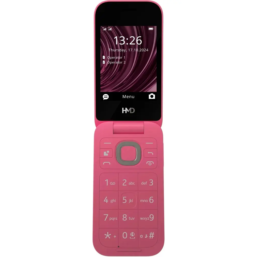 Мобільний телефон HMD 2660 4G Flip DS Red - фото 2