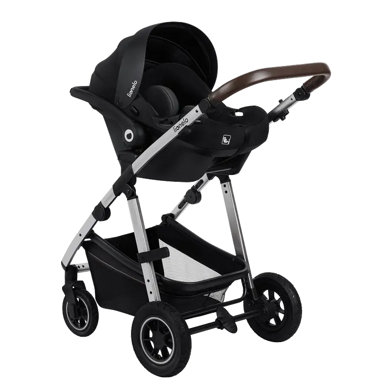 Універсальна коляска Lionelo Amber 3в1 Black Silver (LO-AMBER BLACK SILVER (3in1)) - фото 12