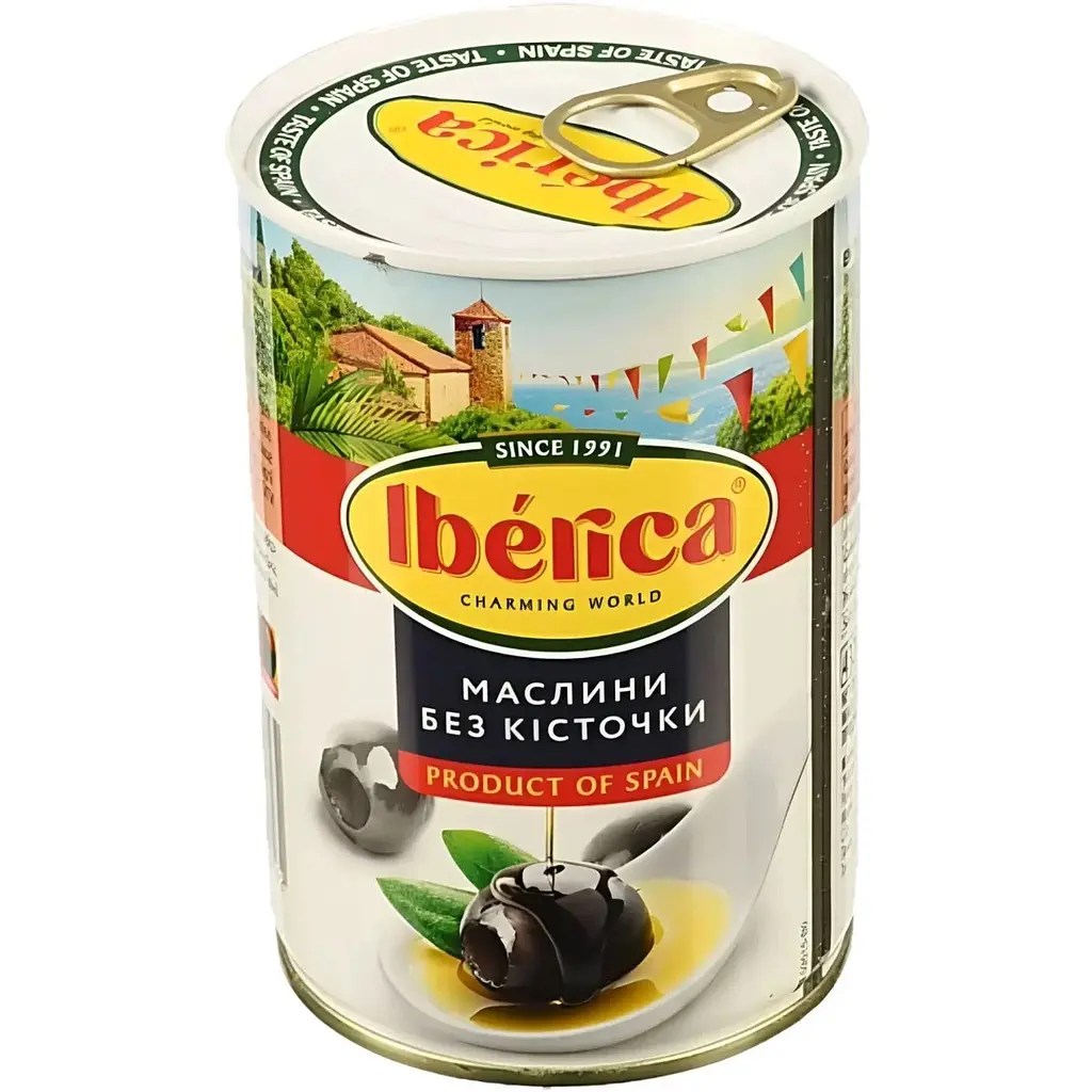 Набор Iberica: Оливки без косточки 420 г. + Маслины Мини без косточки 300 г. - фото 3
