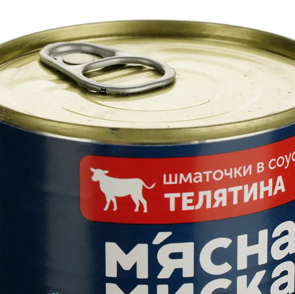 Набір вологого корму для собак М'ясна миска, шматочки в соусі з телятиною 8 шт x 415 г - фото 6