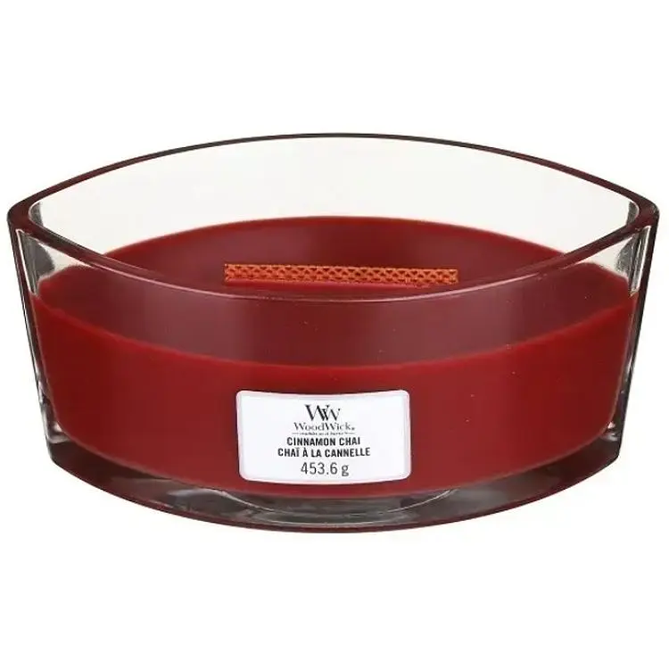 Свічка Woodwick Ellipse Cinnamon Chai Чай з корицею 453 г (76104E) - фото 2