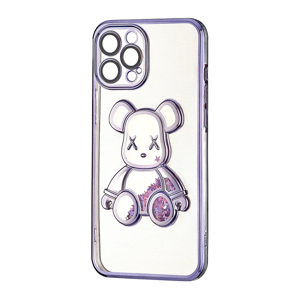 Чохол Shining Bear Case Protected Camera iPhone 12 Pro Max Purple