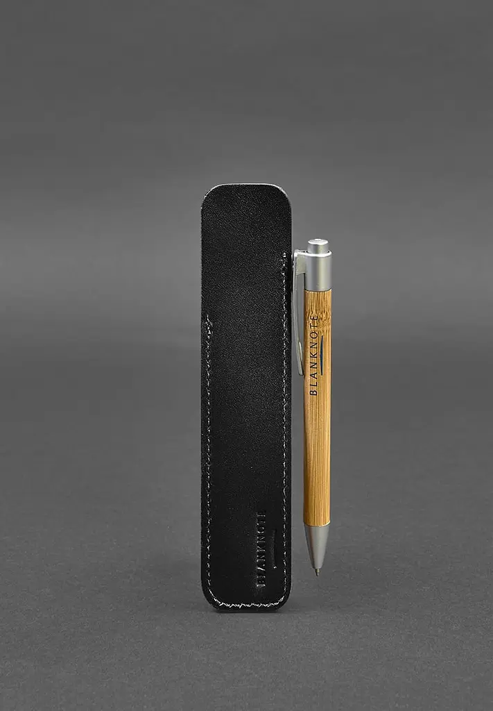 Шкіряний чохол для ручки 2.0 Чорний - фото 3