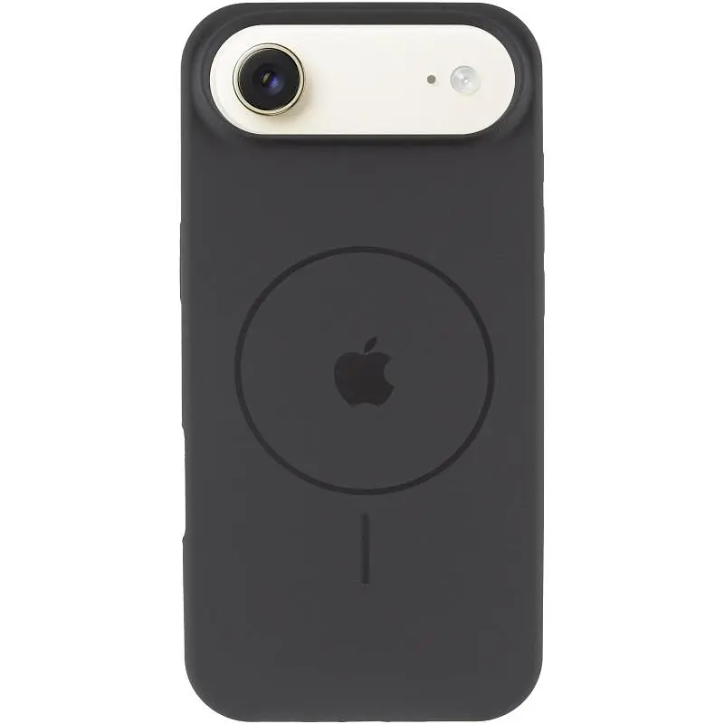 Чехол Epik Silicone Case Full Protective (AA) V2 with MagSafe для Apple iPhone 17 Air (6.5) Серый / Dark Gray - фото 2