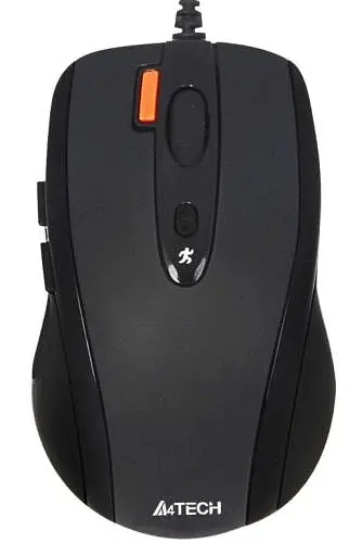 Миша N-70FX Black V-TRACK A4Tech teh0020464 - фото 2