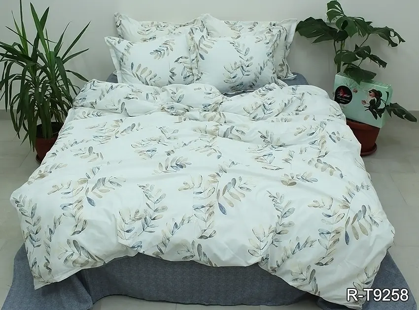 Комплект постільної білизни з компаньйоном (R-T9258) Євро TAG tekstil pbe0036957