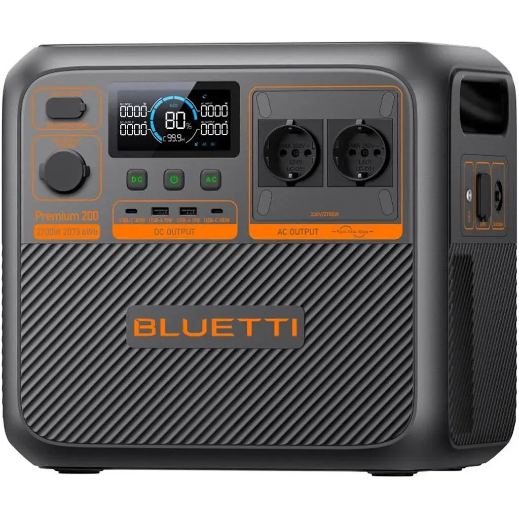 Зарядна станція Bluetti Premium 200 V2, 2700W, 2073Wh - фото 3