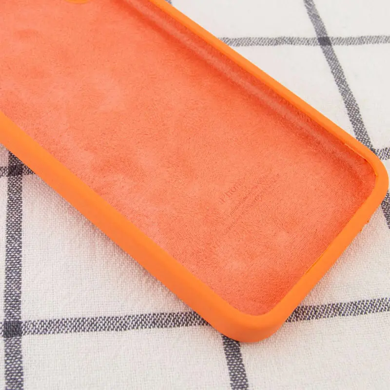 Чохол Silk Square Full Camera Protective (AA) NO LOGO для Apple iPhone 11 (6.1") Помаранчевий / Papaya - фото 3
