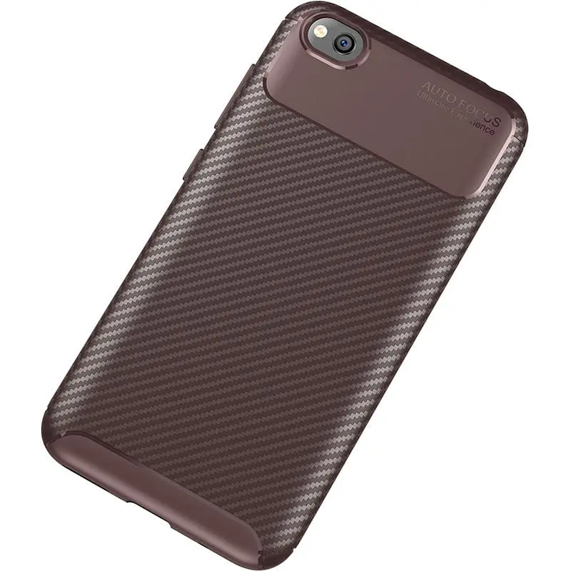 Чохол-накладка Toto TPU Carbon Fiber 1.5 mm Case Xiaomi Redmi Go Coffee - фото 2