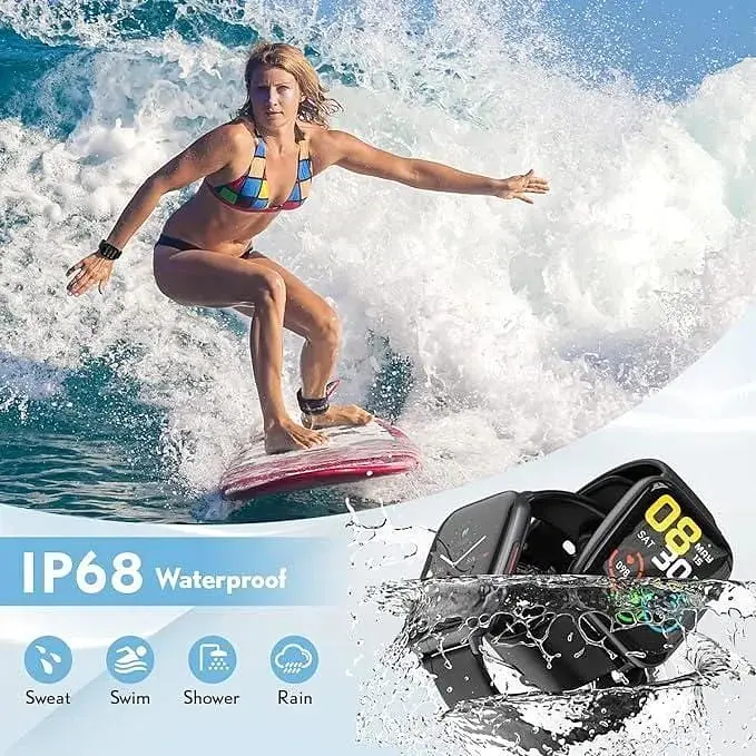 Фітнес смарт-годинник Halothx Smartwatch IP68 Водонепроникні - фото 6