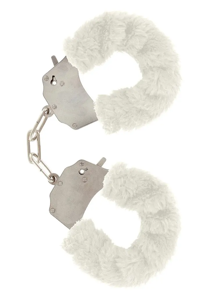 Наручники ToyJoy Furry Fun Cuffs (білий)