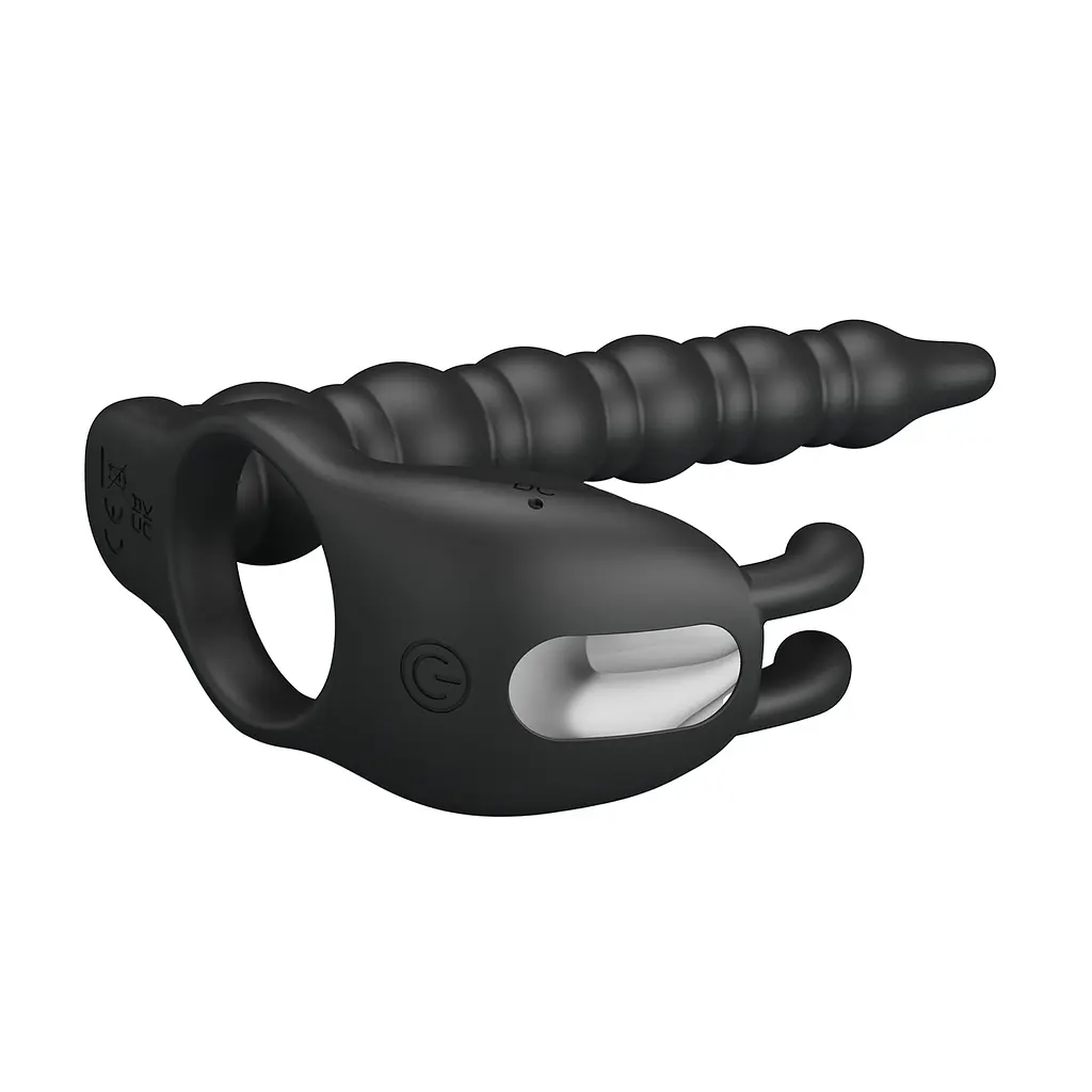 Віброкільце PRETTY LOVE Blackney black, 7 vibration functions Memory function PRETTY LOVE BI-210327 102766 - фото 5