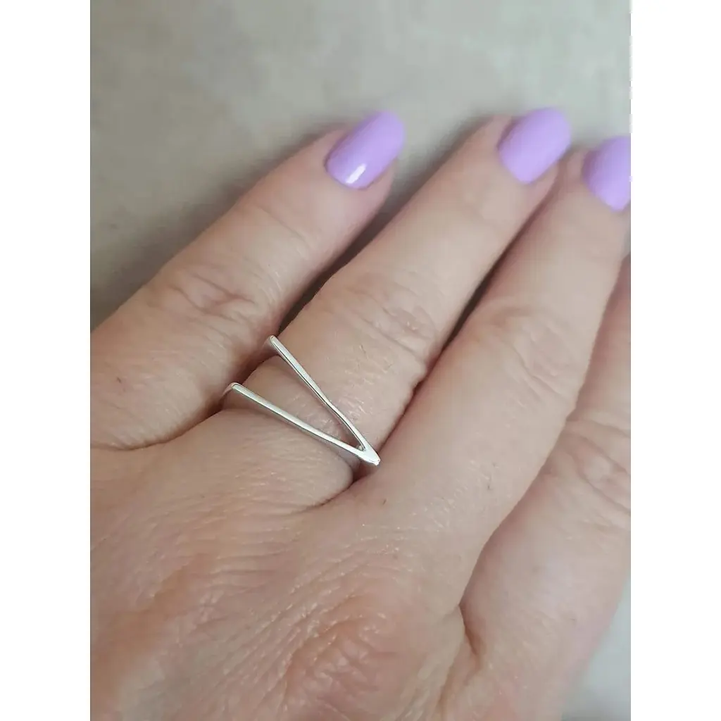 Срібне кільце Qvaliz. 901-01213 17 - фото 3