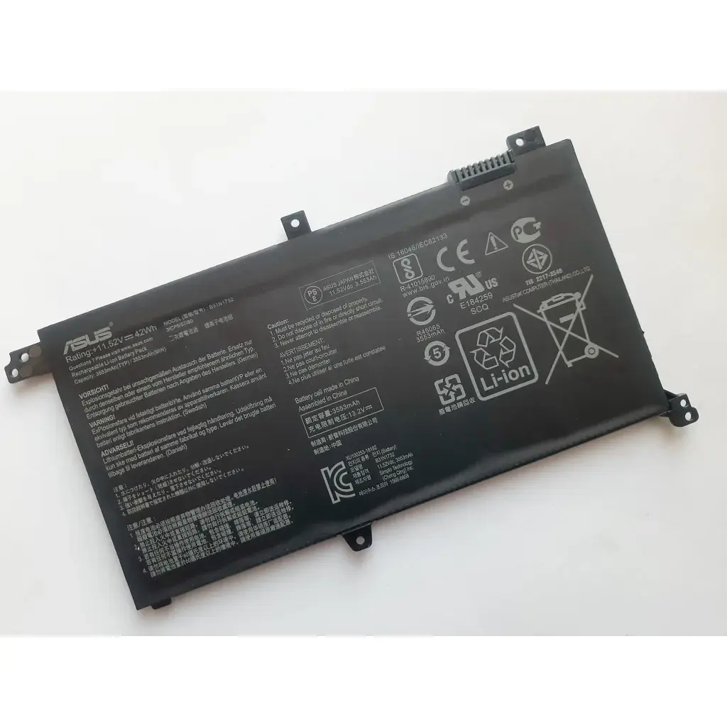 Акумулятор до ноутбука ASUS VivoBook S430 B31N1732, 3653mAh (42Wh), 3cell, 11.52V, Li-io (A47635) - фото 2
