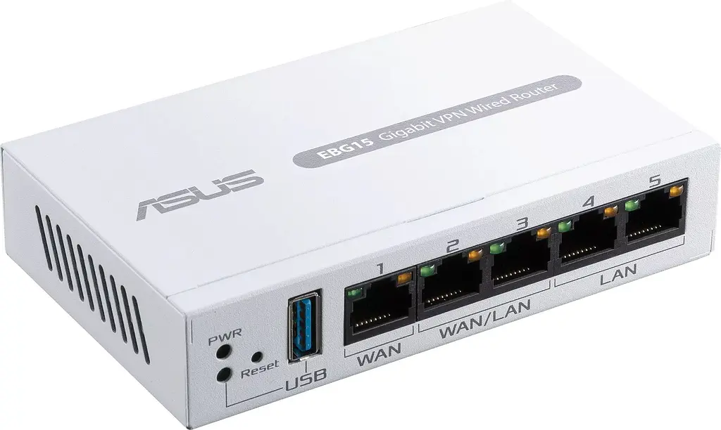 Маршрутизатор ExpertWiFi EBG15 2xGE LAN 1xGE WAN, 2xGE WAN/LAN, USB 3.2, BT Asus teh0017242 - фото 3