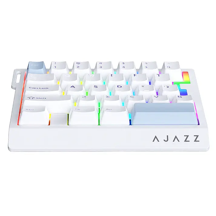 Игровая проводная магнитная клавиатура Ajazz AK029 / Ice Island Switch / White - фото 3