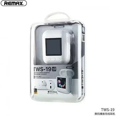 Навушники Remax Digital Player Bluetooth TWS-19 BT5.0 IPX4 - фото 2