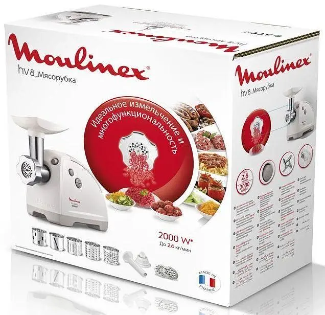 М`ясорубка Moulinex ME626T_XF2 (ME626132+XF410130) - фото 10