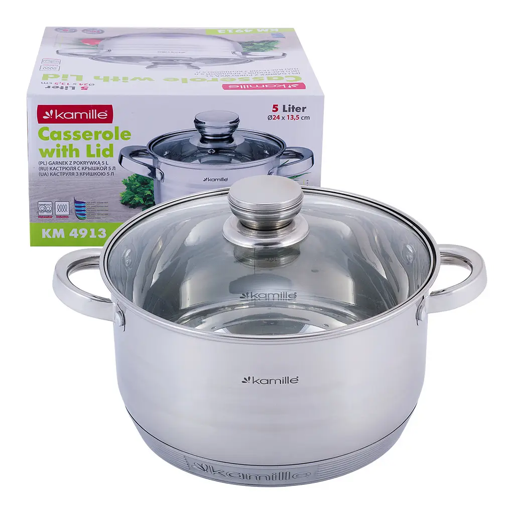 Каструля Kamille KM-4913 5.0л